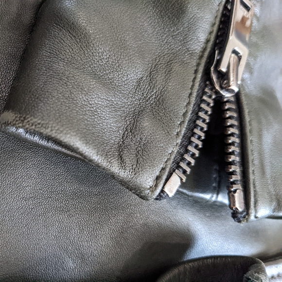 Reiss Rivington collarless leather jacket - Picture 11 of 15